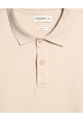 Polo Para Hombre Cuello Tejido Sin Bolsillo Color Beige Marca Patprimo #44112700
