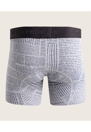 Boxer X1 Para Hombre Fleat Seamer Medio Color Gris Marca Patprimo #44000093