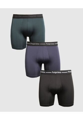 Boxer X3 Para Hombre Filete Medio Color Surtido Marca Patprimo #44420003 Patprimo