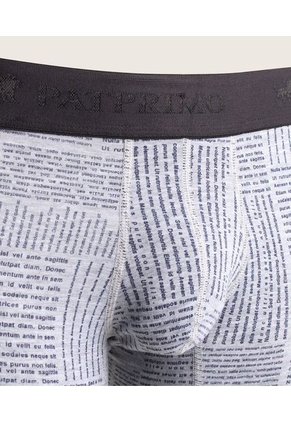 Boxer X1 Para Hombre Fleat Seamer Medio Color Gris Marca Patprimo #44000093