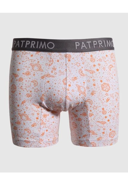 Pantaloncillo Boxer Estampado X1 Infantil Niño Blanco Patprimo