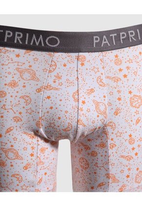 Pantaloncillo Boxer Estampado X1 Infantil Niño Blanco Patprimo