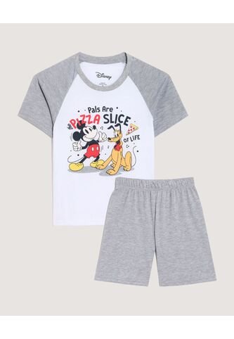Pijama Estampada Manga Corta Para Niños  Infantil Niño Gris Patprimo Patprimo