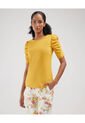 Camiseta Para Mujer Manga Corta Color Amarillo  Marca Patprimo #30093545 de Patprimo