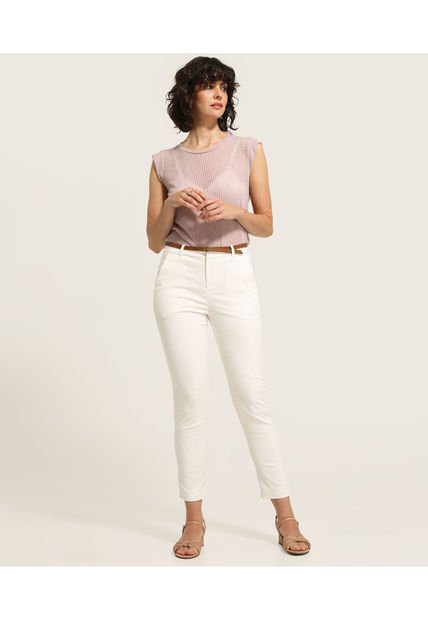 Pantalón Para Mujer Chino Color Crema Marca Patprimo #30071389