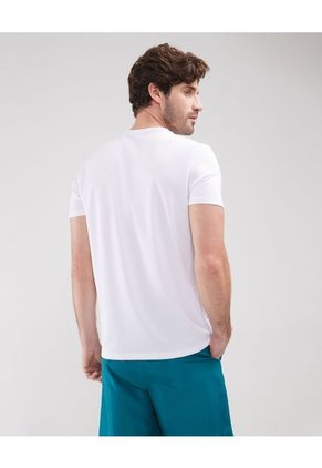 Camiseta Para Hombre Manga Corta Cuello Redondo Color Blanco Marca Patprimo #44090880
