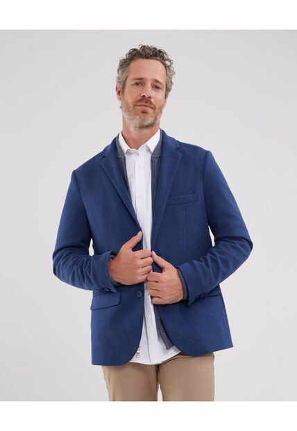 Blazer Para Hombre Blazer Color Azul Oscuro Marca Patprimo #44400062
