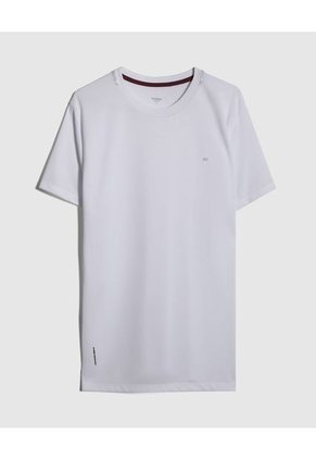 Camiseta Para Hombre Manga Corta Cuello Redondo Color Blanco Marca Patprimo #44090880