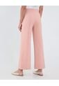 Pantalón Fluido Unicolor  Para Mujer Rosa Patprimo de Patprimo