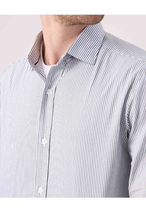 Camisa Para Hombre Manga Larga Sin Bolsillo Cuello Italiano Color Azul Marca Patprimo #44013182