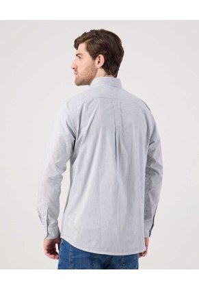 Camisa Para Hombre Manga Larga Sin Bolsillo Cuello Italiano Color Azul Marca Patprimo #44013182