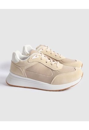 Tenis Para Mujer Sport Color Beige Marca Patprimo #30720044