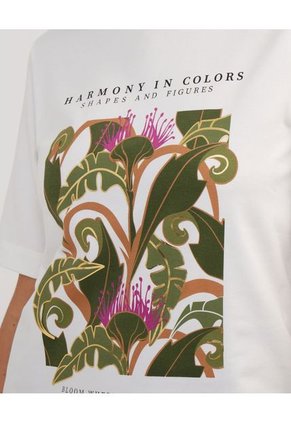 Camiseta Para Mujer Manga Corta Color Blanco Marca Patprimo #30093459