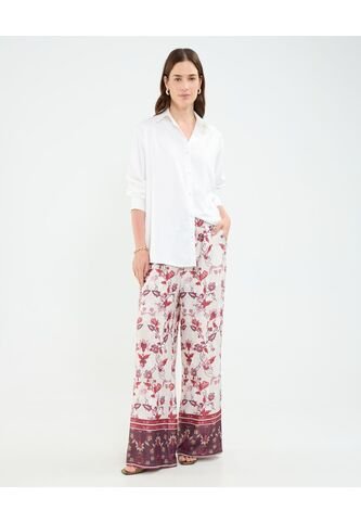Pantalón Para Mujer Moda Color Blanco Marca Patprimo #30072021 Patprimo