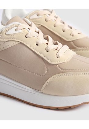 Tenis Para Mujer Sport Color Beige Marca Patprimo #30720044