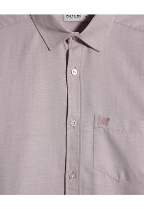 Camisa Para Hombre M/L Patprimo En Color Morado #44013027