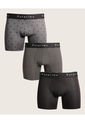 Boxer X3 Para Hombre Fleat Seamer Medio Color Negro Marca Patprimo #44000373 de Patprimo