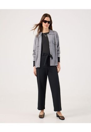 Saco Para Mujer Abierto Color Gris Marca Patprimo #30330636