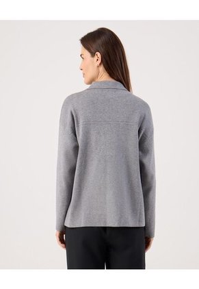 Saco Para Mujer Abierto Color Gris Marca Patprimo #30330636