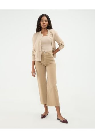 Jean Para Mujer Culotte Color Café Marca Patprimo #30160461 Patprimo