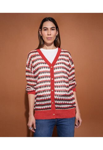 Saco Para Mujer Cardigan Color Beige Marca Patprimo #30330537 Patprimo