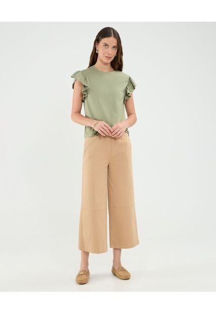 Pantalón Para Mujer Moda Color Café Marca Patprimo #30072010