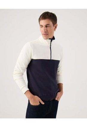 Buzo Para Hombre Cuello Alto O Cuello Tortuga Color Crema Marca Patprimo #44060320