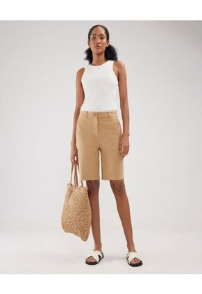 Bermuda Para Mujer  Color Café Marca Patprimo #30100358