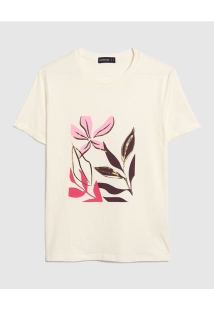 Camiseta Para Mujer M/C Patprimo En Color Beige #30093524