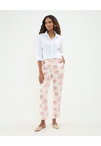 Pantalón Para Mujer Clasico Color Crema Marca Patprimo #30071900 Patprimo