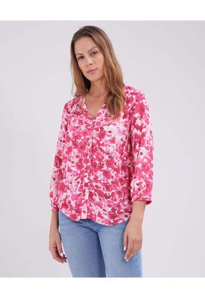 Blusa Para Mujer Manga 3/4 Color Fucsia Marca Patprimo #30123271