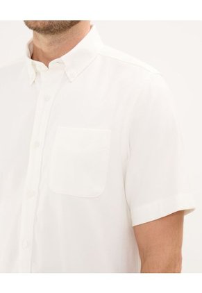 Camisa Para Hombre Manga Larga Sin Bolsillo Cuello Button D Color Crema Marca Patprimo #44013072