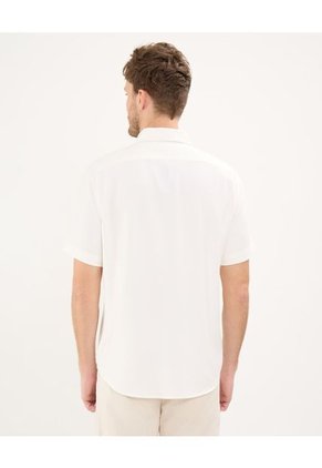 Camisa Para Hombre Manga Larga Sin Bolsillo Cuello Button D Color Crema Marca Patprimo #44013072