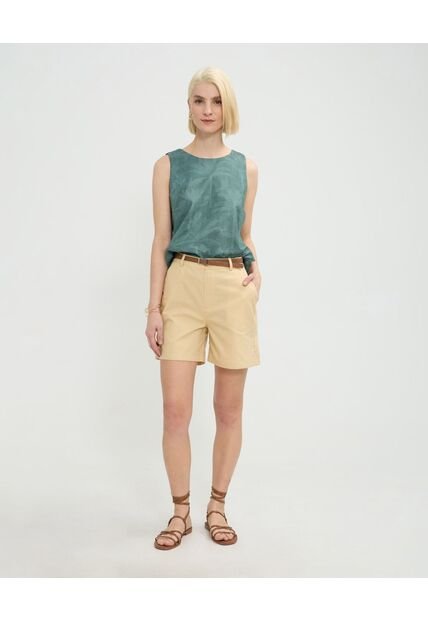 Bermuda Para Mujer Regular Corto Color Beige Marca Patprimo #30100377