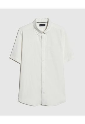 Camisa Para Hombre Manga Larga Sin Bolsillo Cuello Button D Color Crema Marca Patprimo #44013072