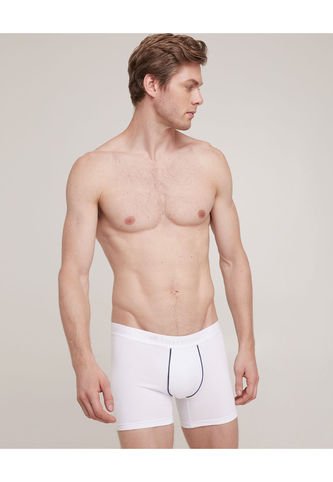 Boxer X2 Para Hombre Filete Medio Color Blanco Marca Patprimo #44000316 Patprimo