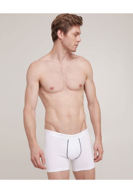 Boxer Para Hombre Filete Medio Color Blanco Marca Patprimo #44000316