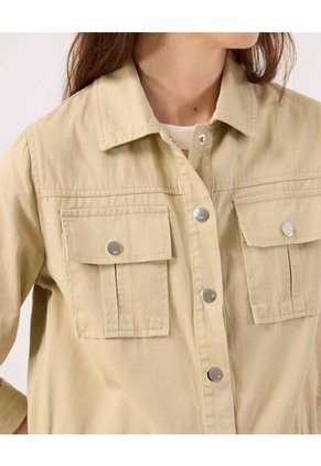 Chaqueta Para Mujer Desestructurada Color Beige Marca Patprimo #30080560