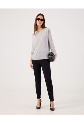 Saco Para Mujer Cuello Redondo Color Gris Marca Patprimo #30330641