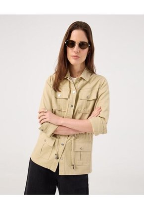 Chaqueta Para Mujer Desestructurada Color Beige Marca Patprimo #30080560