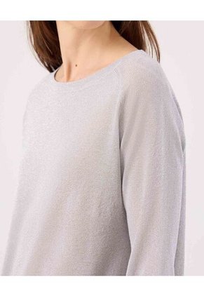 Saco Para Mujer Cuello Redondo Color Gris Marca Patprimo #30330641