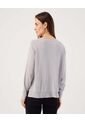 Saco Para Mujer Cuello Redondo Color Gris Marca Patprimo #30330641 de Patprimo