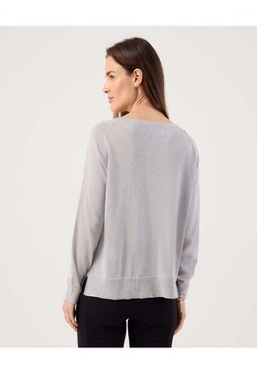 Saco Para Mujer Cuello Redondo Color Gris Marca Patprimo #30330641