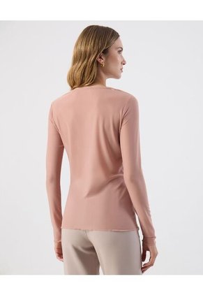 Camiseta  Para Mujer Manga Larga Moda Color Rosa Marca Patprimo #30093843