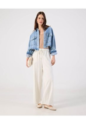 Pantalón  Para Mujer Jogger Color Crema Marca Patprimo #30072106