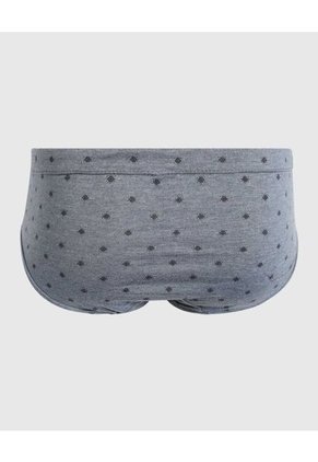Calzoncillo Clasico Estampado X1 Para Hombre Gris Patprimo