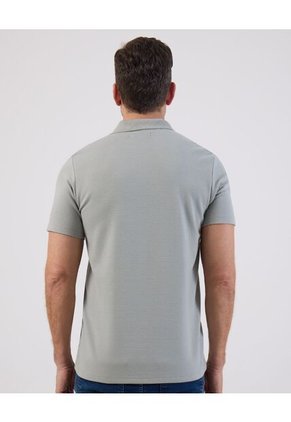 Polo  Para Hombre Cuello Tejido Sin Bolsillo Color Gris Marca Patprimo #44117316