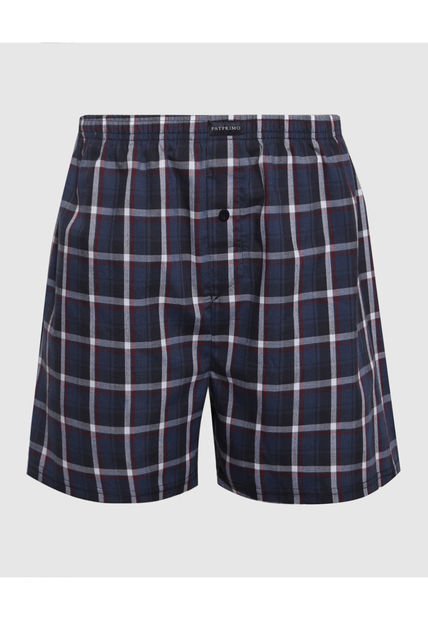 Boxer Para Hombre Bragueta Amplio Color Azul Oscuro Marca Patprimo #44000482