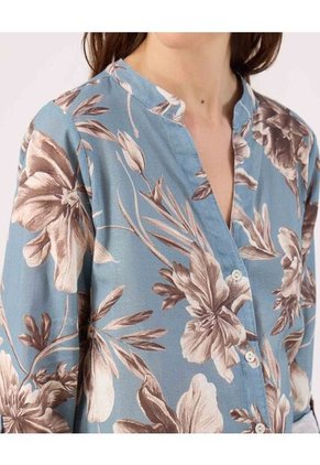 Blusa Para Mujer Manga Larga Color Azul Marca Patprimo #30123577