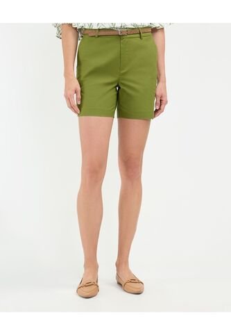 Bermuda Para Mujer  Color Verde Marca Patprimo #30100371 Patprimo